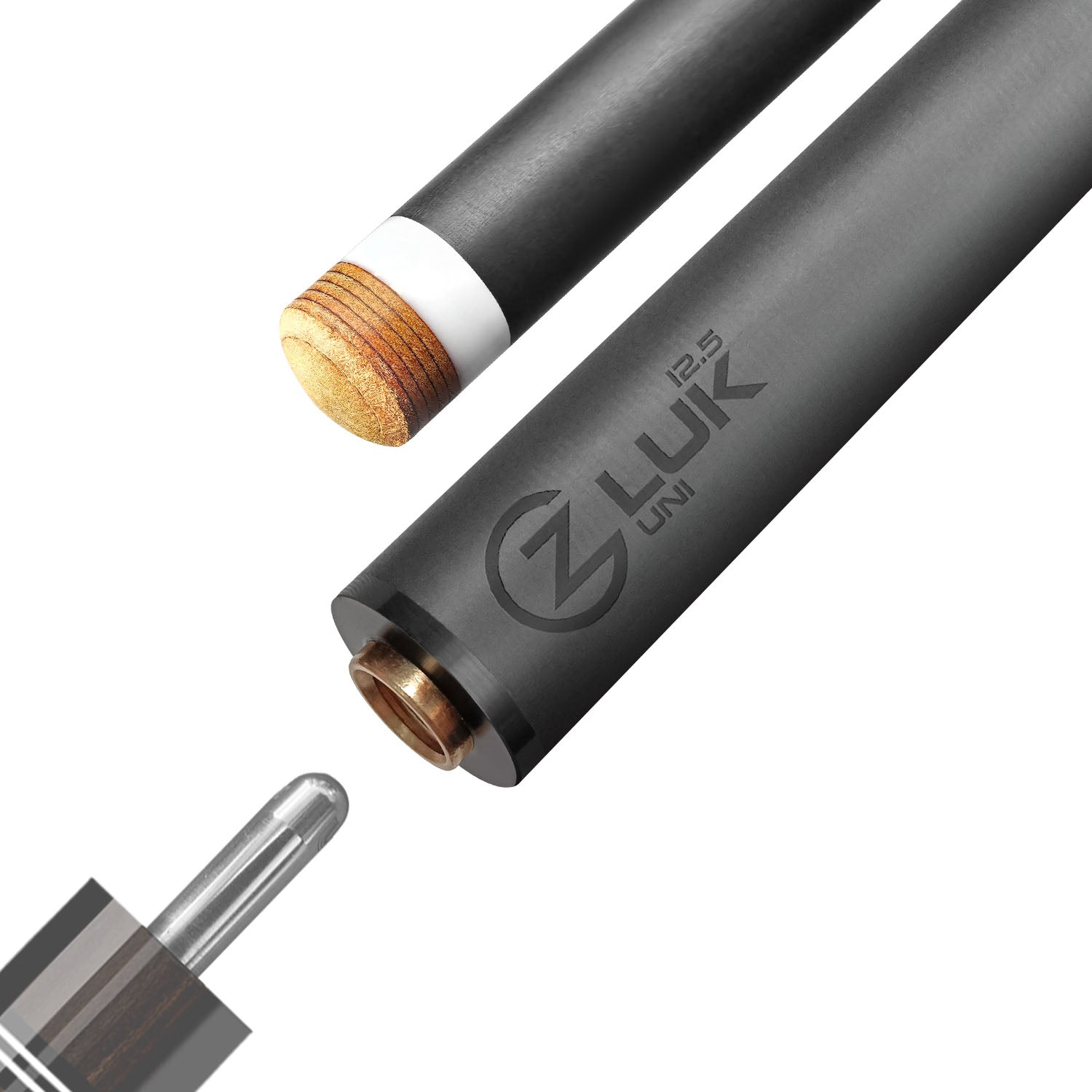 Z-LUK CARBON SINGLE SHAFT - UNI-QR / 12.5 – CUEBOTS