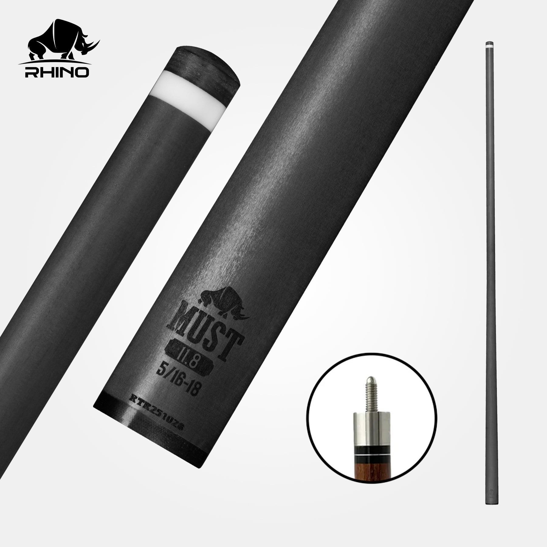 希少 Mezz Cues 5TNT-NL LN Rhino Carbon RHINO MUST 30