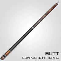 Rhino RETRÔ Pool Cue - Thuya - Lizard Embossed Microfiber Leather Wrap & Point
