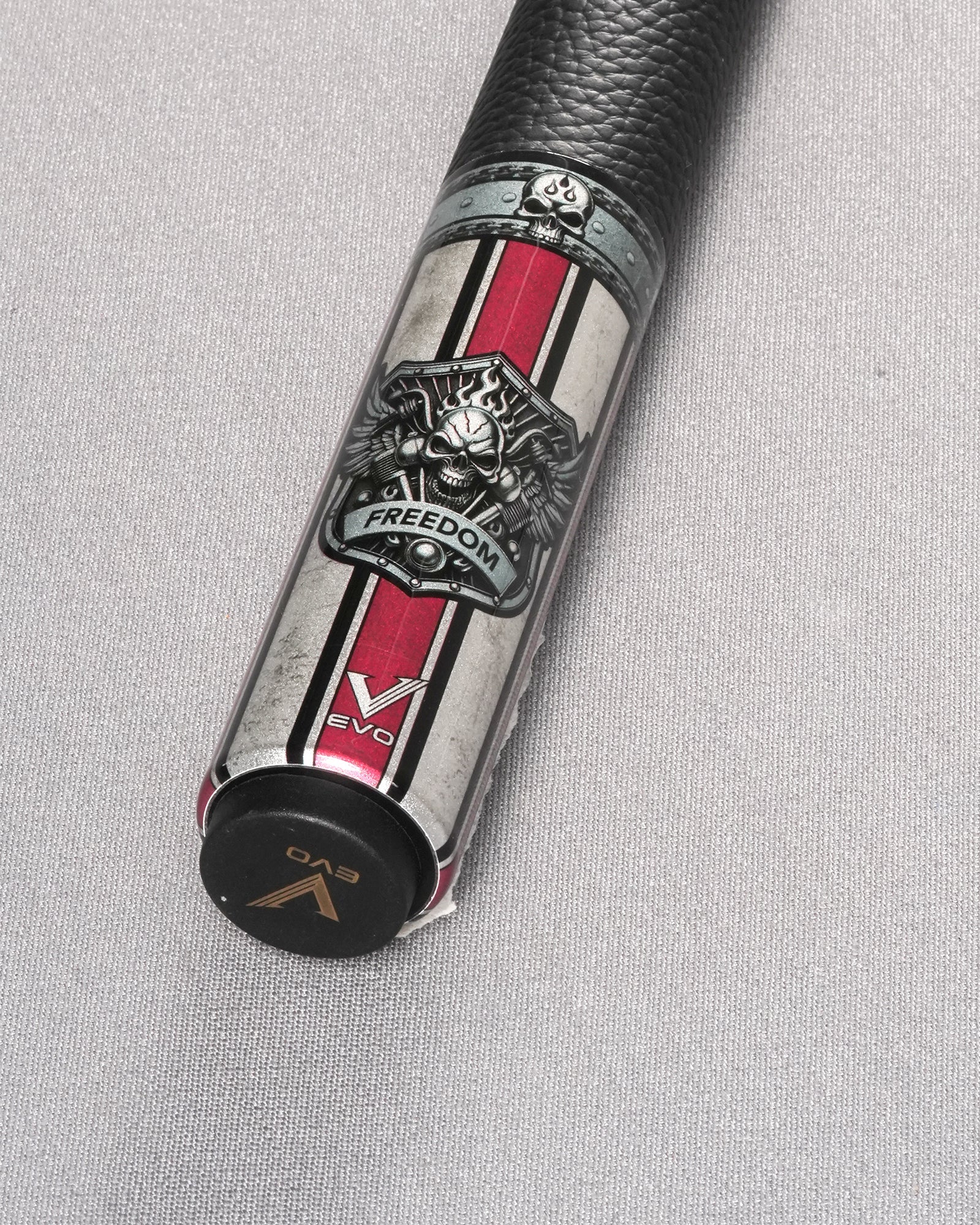 EVO FREEDOM MAXBING EDITION - CRIMSON FLAME - BLACK LEATHER WRAP