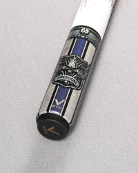 EVO FREEDOM MAXBING EDITION - AZURE FLAME - WHITE LEATHER WRAP