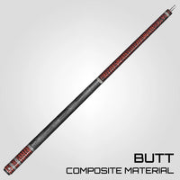 Rhino RETRÔ Pool Cue - Snake - Crocodile Embossed Microfiber Leather Wrap