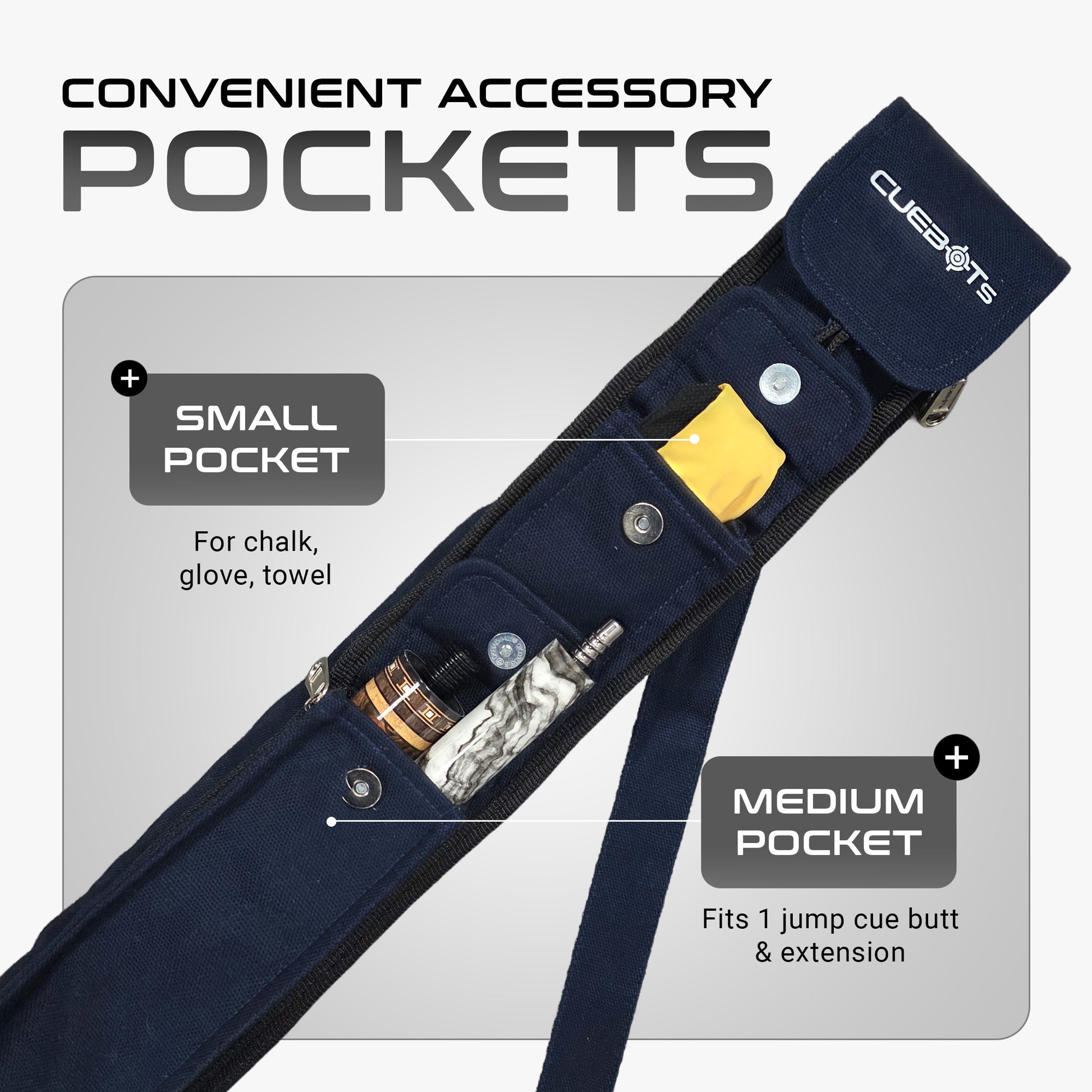 CUEBOTS SOFT CASE - BLUE