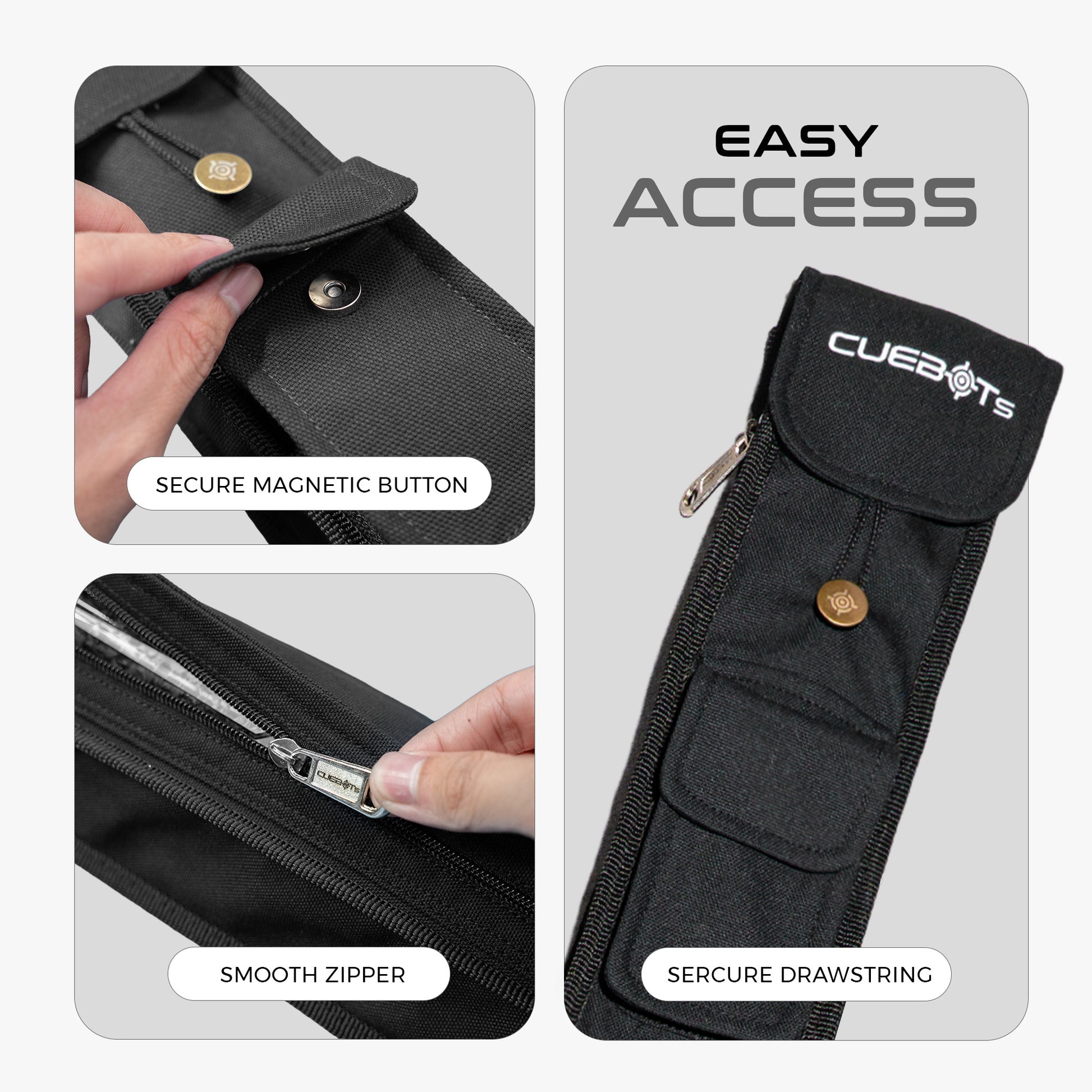 CUEBOTS SOFT CASE - BLACK