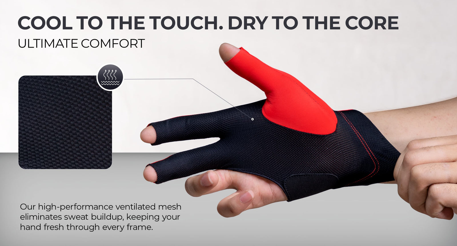CUEBOTS Left Hand Glove - Pure Olive