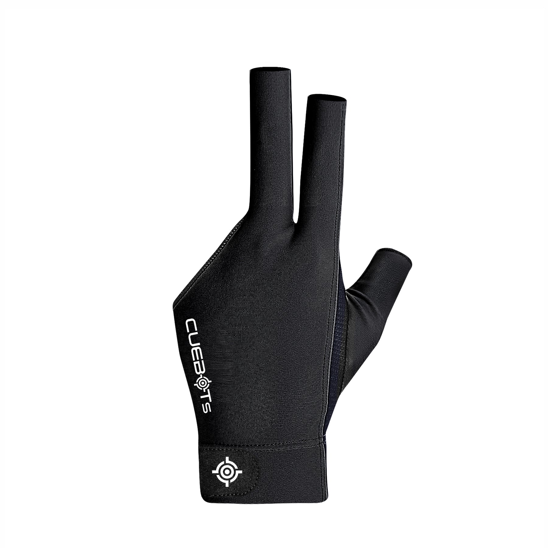 CUEBOTS Left Hand Glove - Pure Black