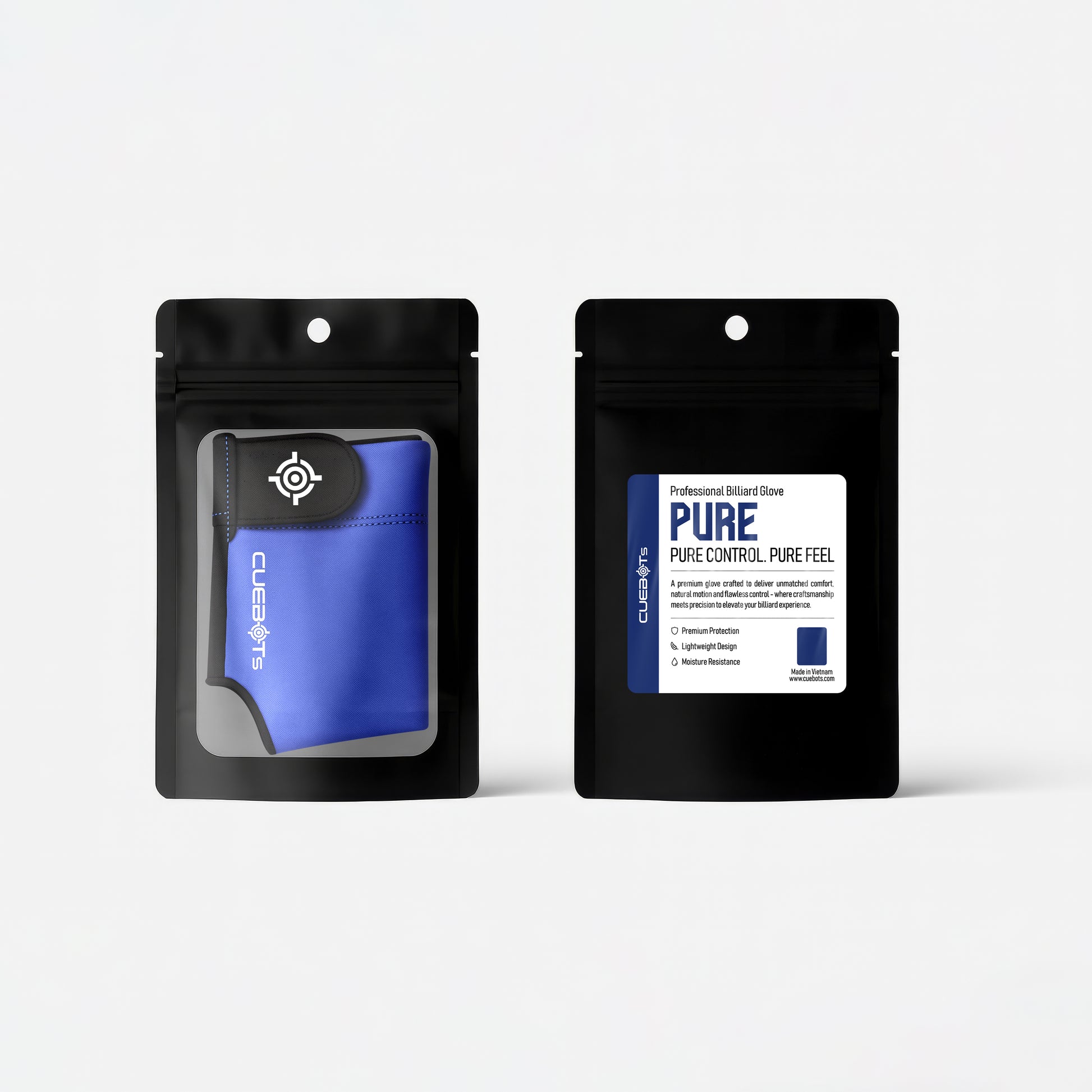 CUEBOTS Right Hand Glove - Pure Blue