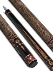 EVO CROWN POOL CUE - MONARCH BLADE - LEATHER WRAP
