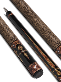 EVO CROWN POOL CUE - MONARCH BLADE - LEATHER WRAP