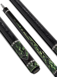 EVO RECON POOL CUE - VIPER - LEATHER WRAP