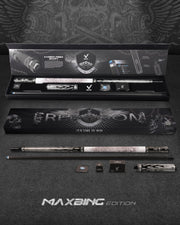 EVO FREEDOM MAXBING EDITION - SHADOW FLAME - WHITE LEATHER WRAP