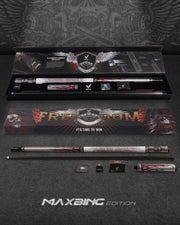 EVO FREEDOM MAXBING EDITION - CRIMSON FLAME - WHITE LEATHER WRAP