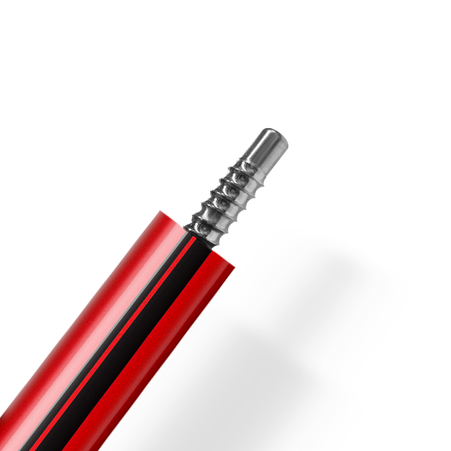 Nebula 2 Cue Butt - Crimson Red - Wrapless