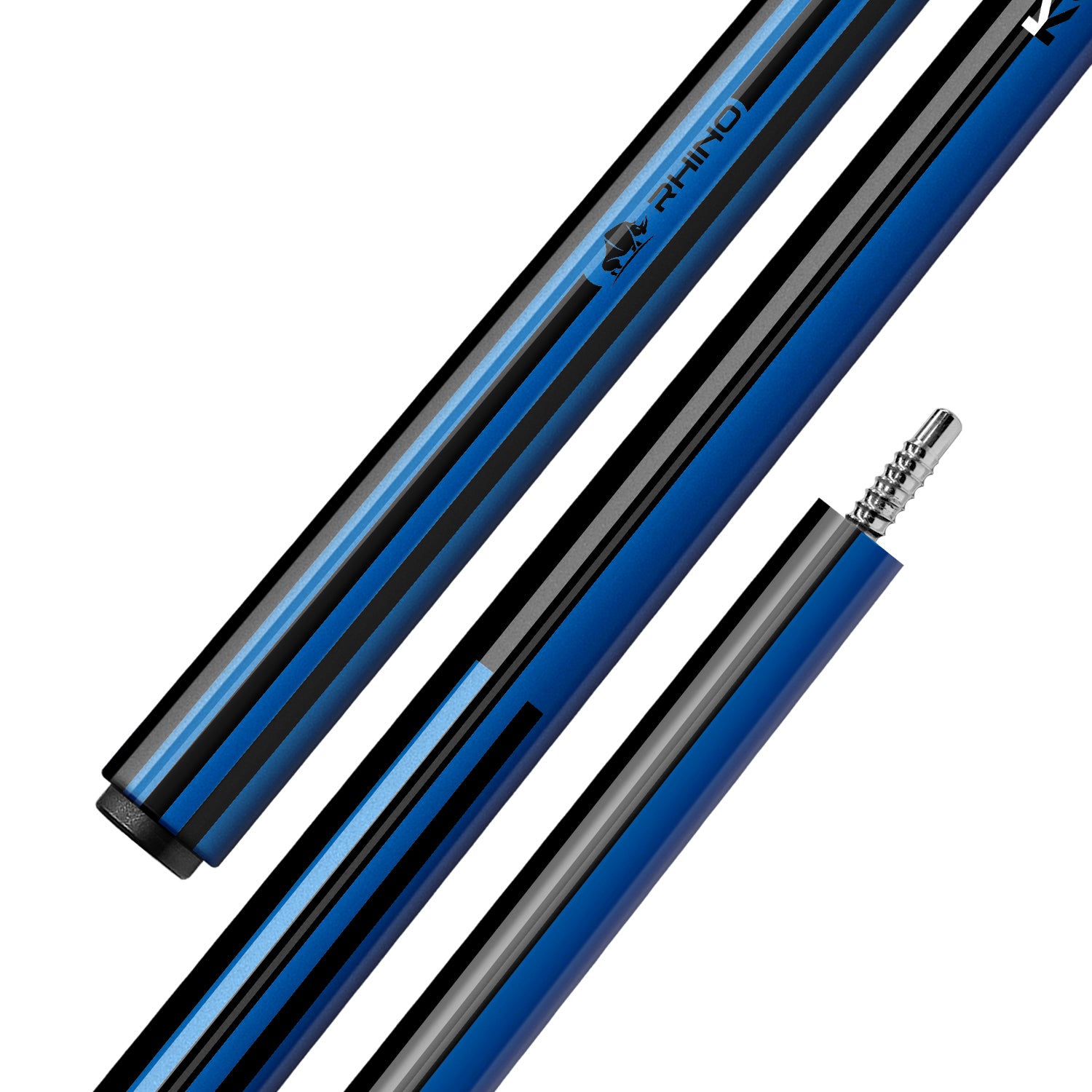RHINO KOMET II Break Cue - Black & Blue