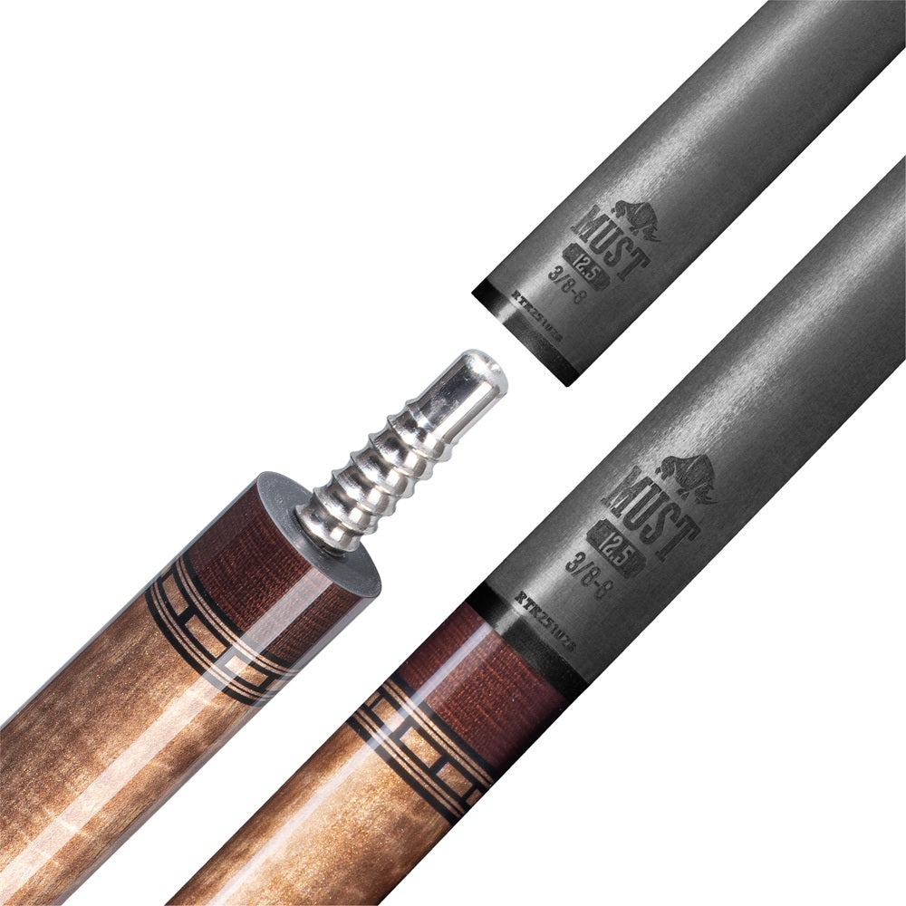 RHINO MUST POOL CUE - BURL BLUEPOINT