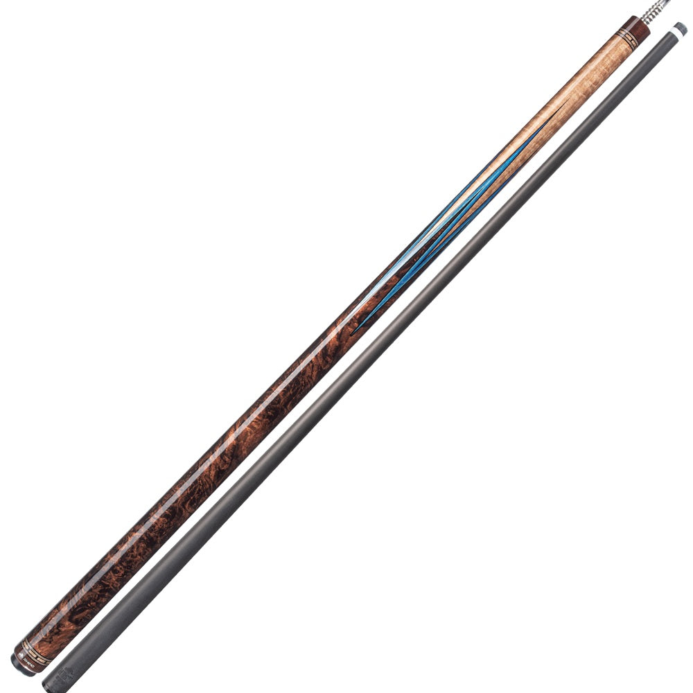 RHINO MUST POOL CUE - BURL BLUEPOINT