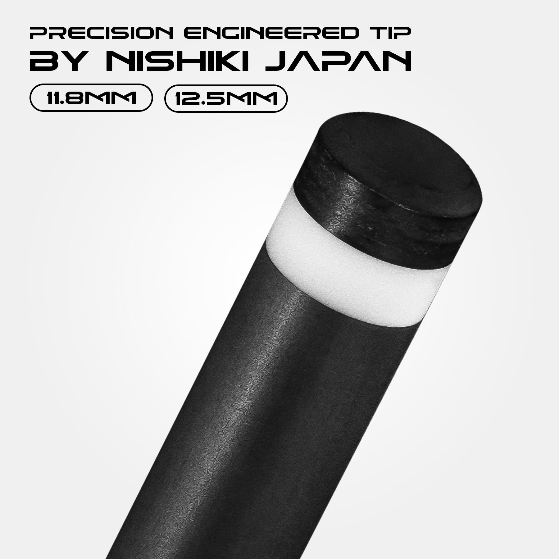 RHINO MUST 30" / 3/8-10 Pro Carbon Pool Cue Single Shaft