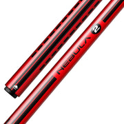 Nebula 2 Pool Cue - Crimson Red - Wrapless