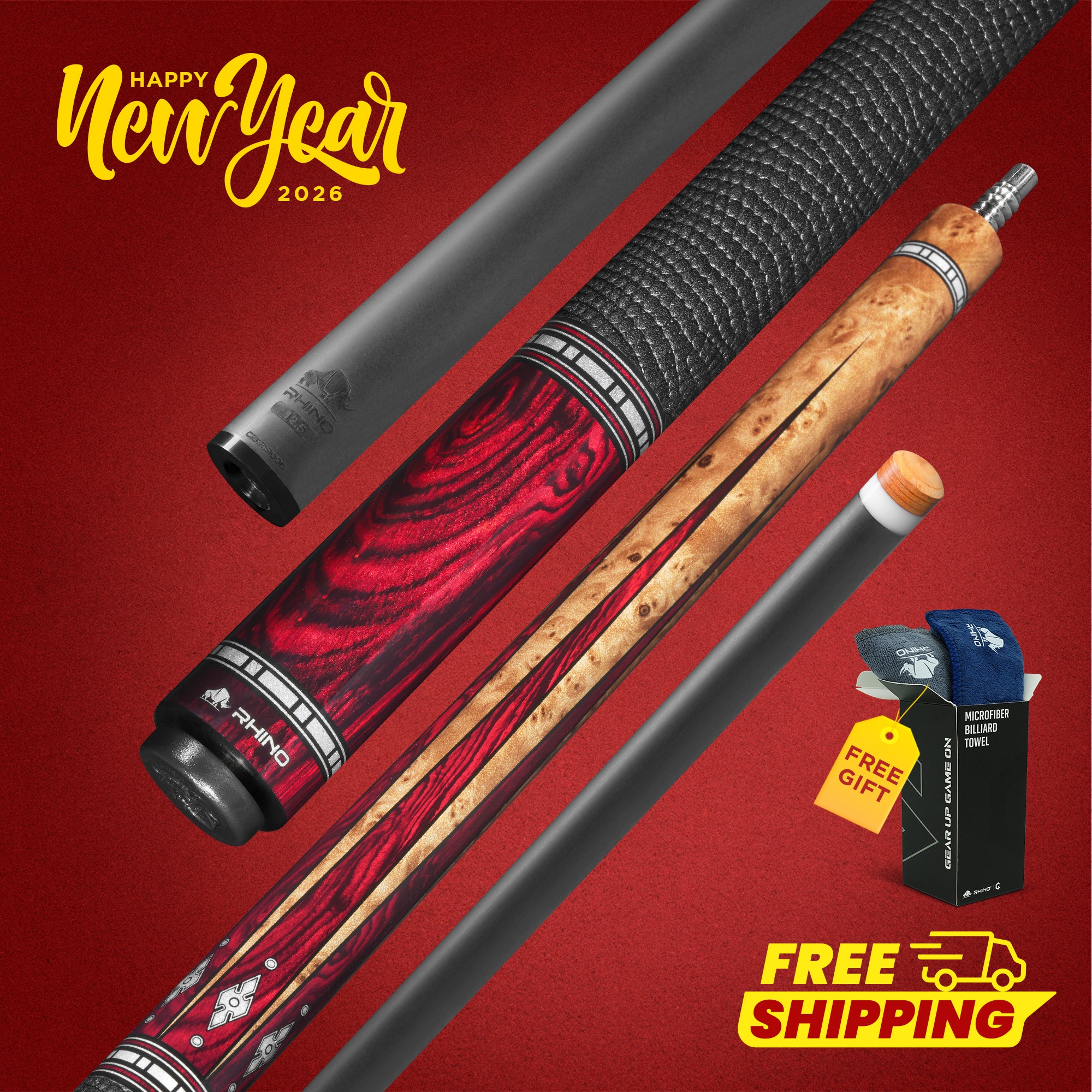ECLIPSE II EMBER POOL CUE