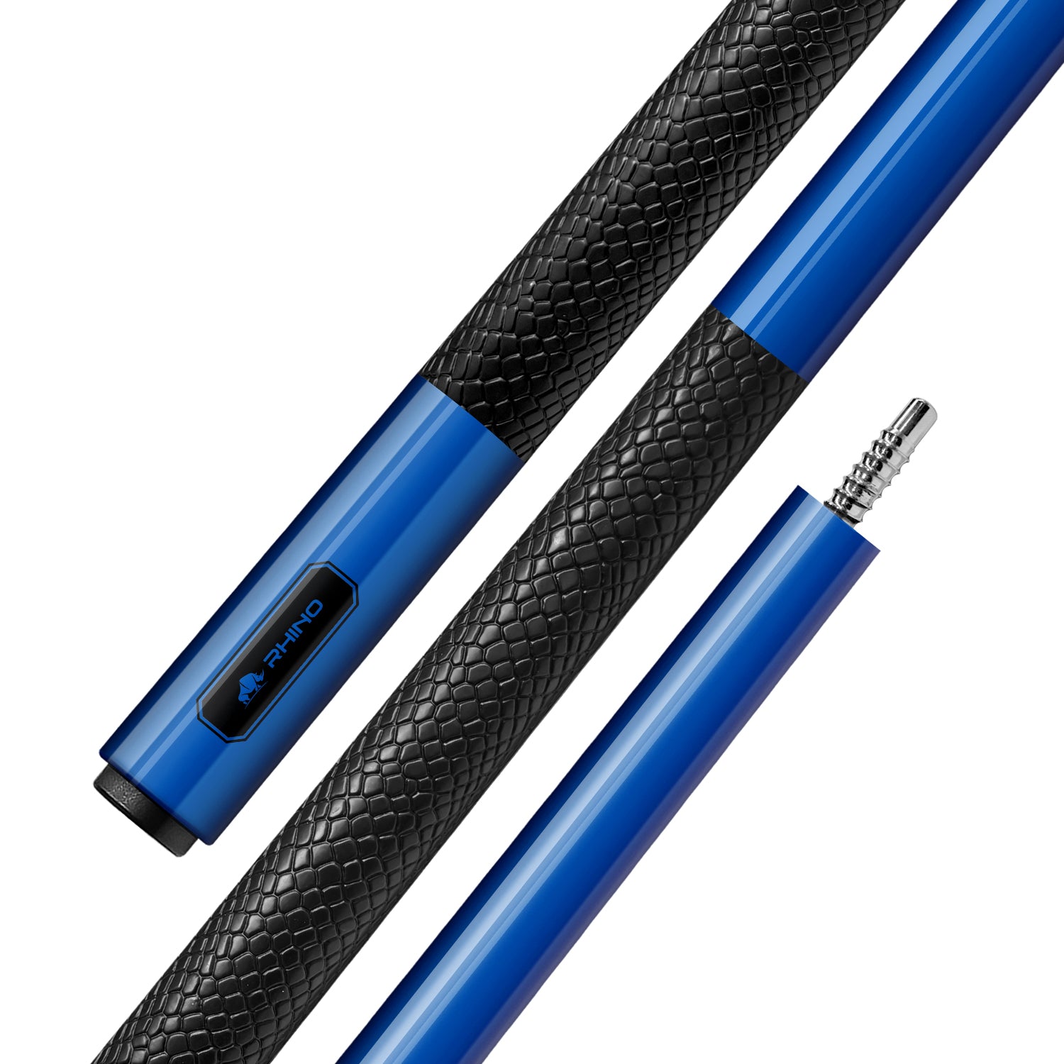 LUMINAX POOL CUE - OCEAN BLUE - SPORT WRAP