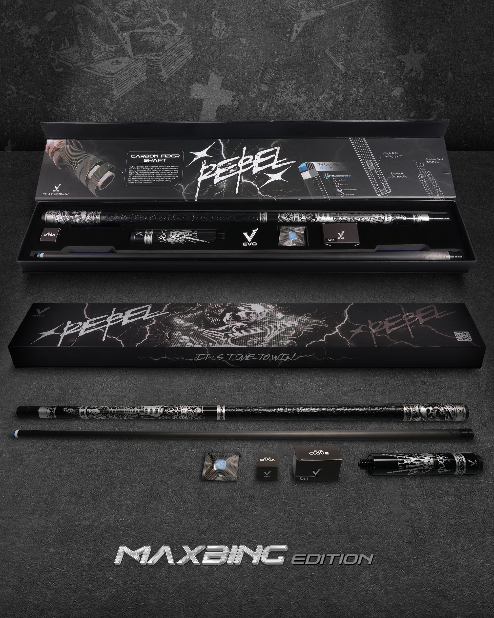 EVO REBEL MAXBING EDITION - WHITE LEATHER WRAP