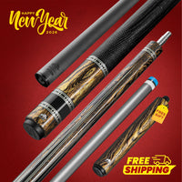 Rhino RETRÔ Pool Cue - Bocote - Lizard Embossed Microfiber Leather Wrap & Point