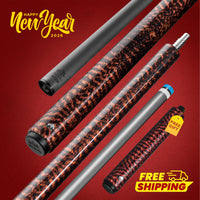 Rhino RETRÔ Pool Cue - Snake - Wrapless