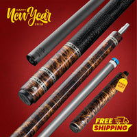 Rhino RETRÔ Pool Cue - Thuya - Crocodile Embossed Microfiber Leather Wrap