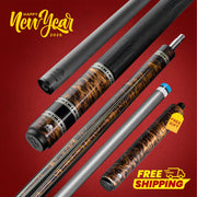 Rhino RETRÔ Pool Cue - Thuya - Lizard Embossed Microfiber Leather Wrap & Point