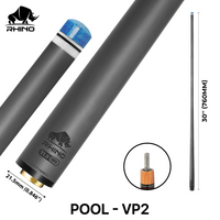 Rhino - 30" / VP2 Carbon Pool Cue Single Shaft
