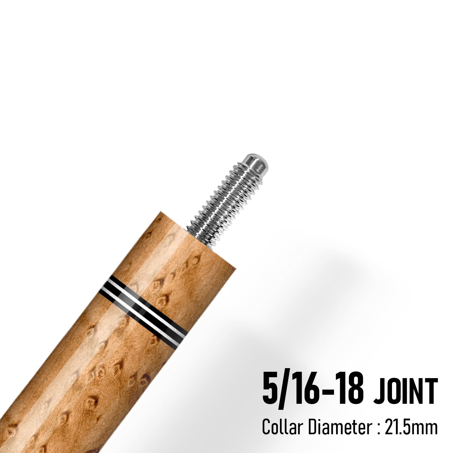 Z Fusion ZF2 Cue Butt – Emberline (Wrapless)