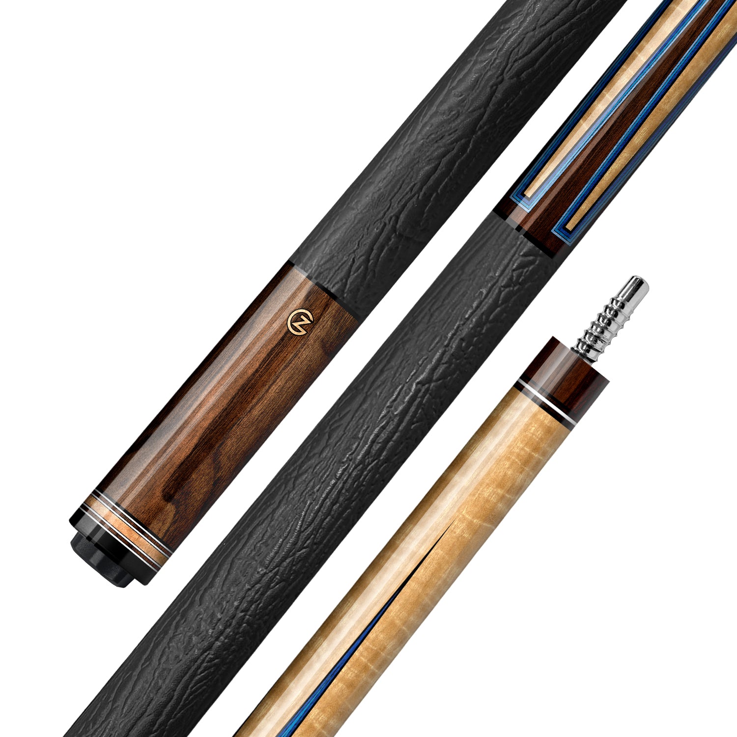 Z Fusion ZF4 Cue Butt – Walnut Line (Leather wrap)