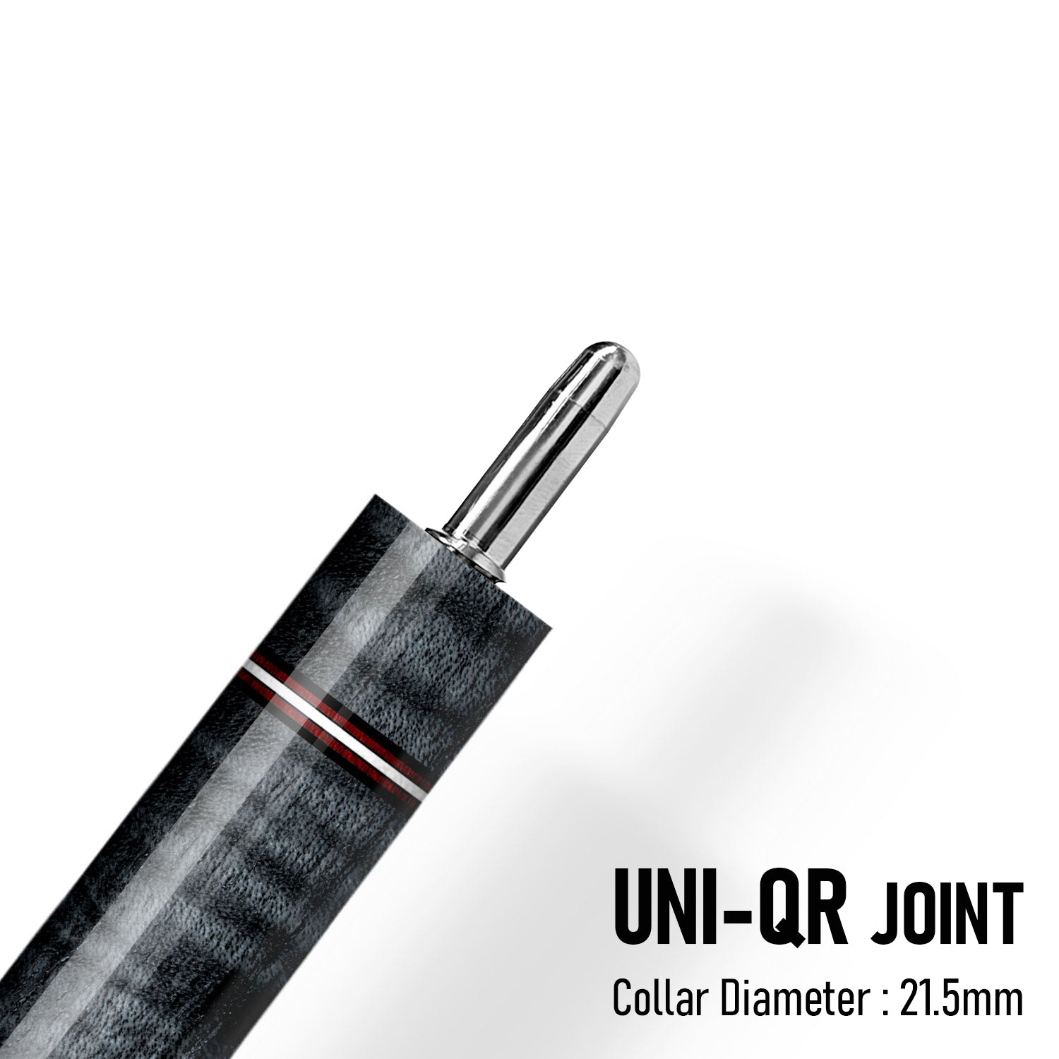 Z Fusion ZF6 Cue Butt – Phantom Black (Leather wrap) Uni