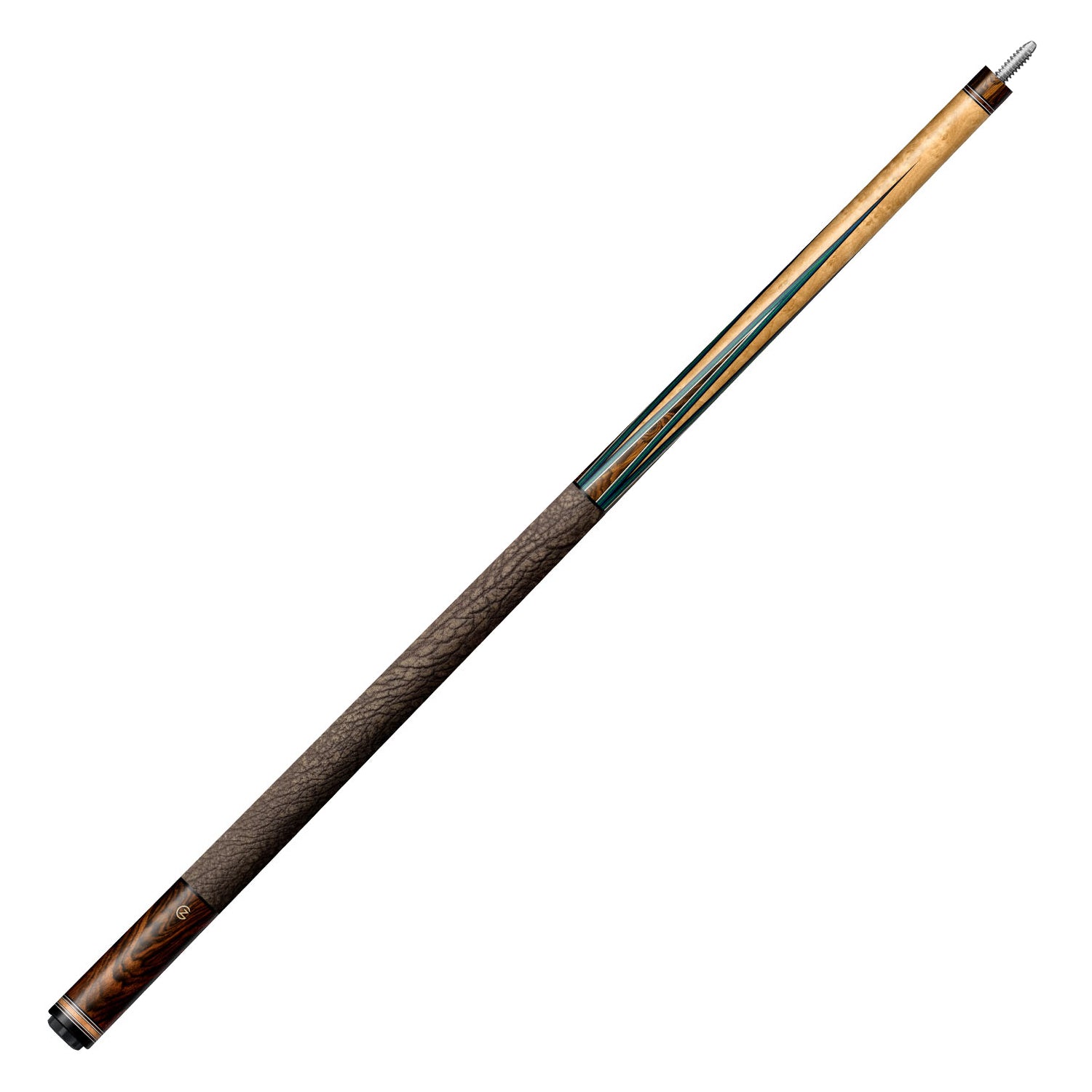 Z Fusion ZF8 Cue Butt – Verdant Burl (Leather wrap)