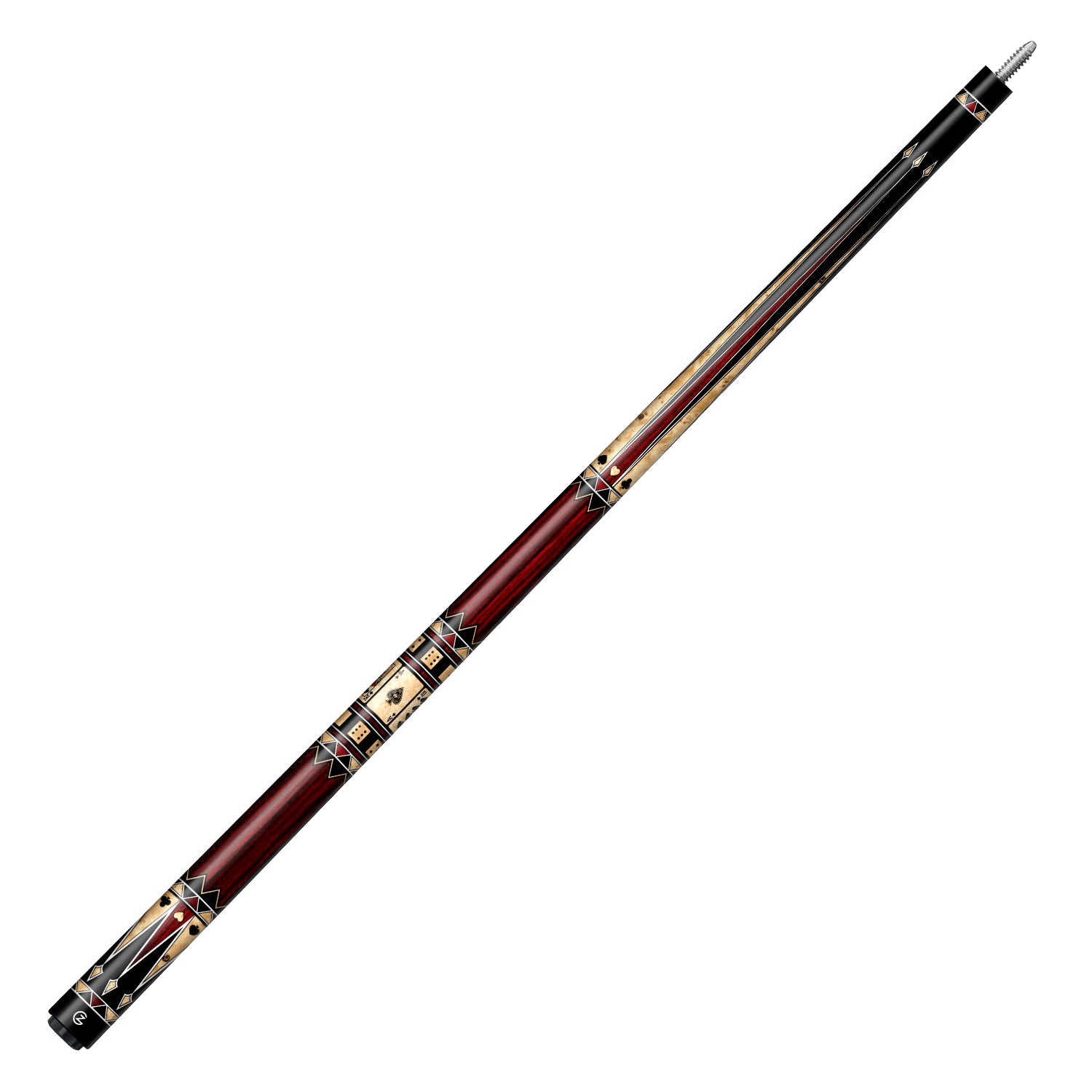 Z LUK ZL2 Cue Butt – Ruby Ace (Wrapless)