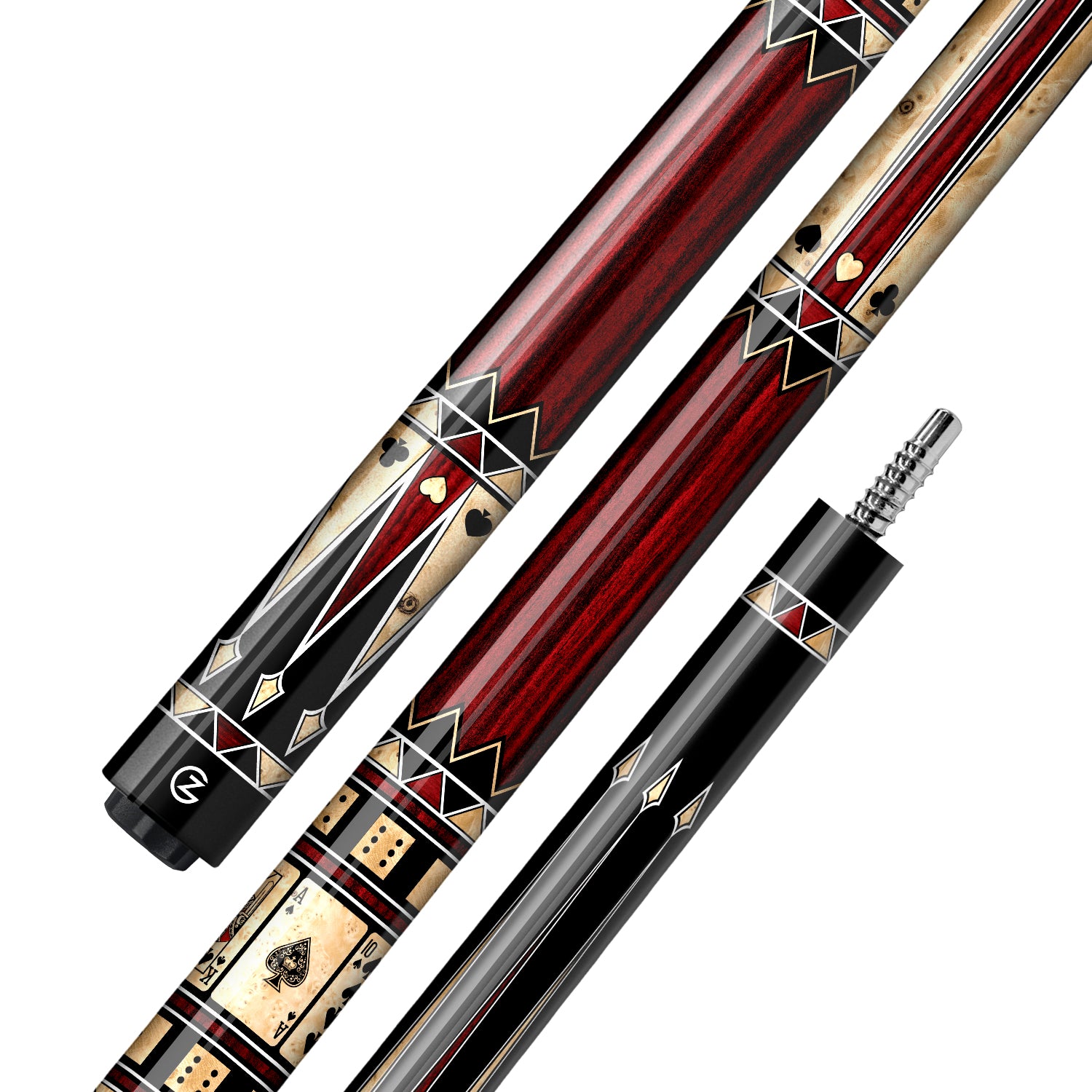 Z LUK ZL2 Cue Butt – Ruby Ace (Wrapless)