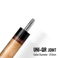 Z LUK ZL5 Cue Butt – Obsidian Monarch (Leather wrap)