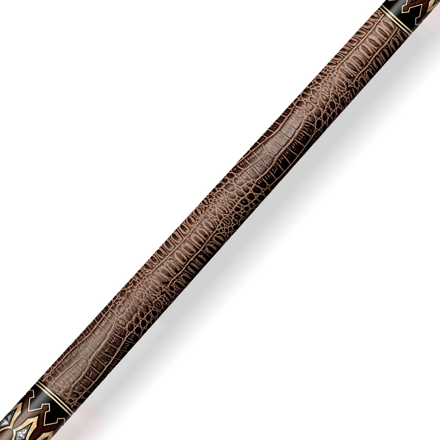 Z LUK ZL4 Cue Butt – Copper Viper (Leather wrap)
