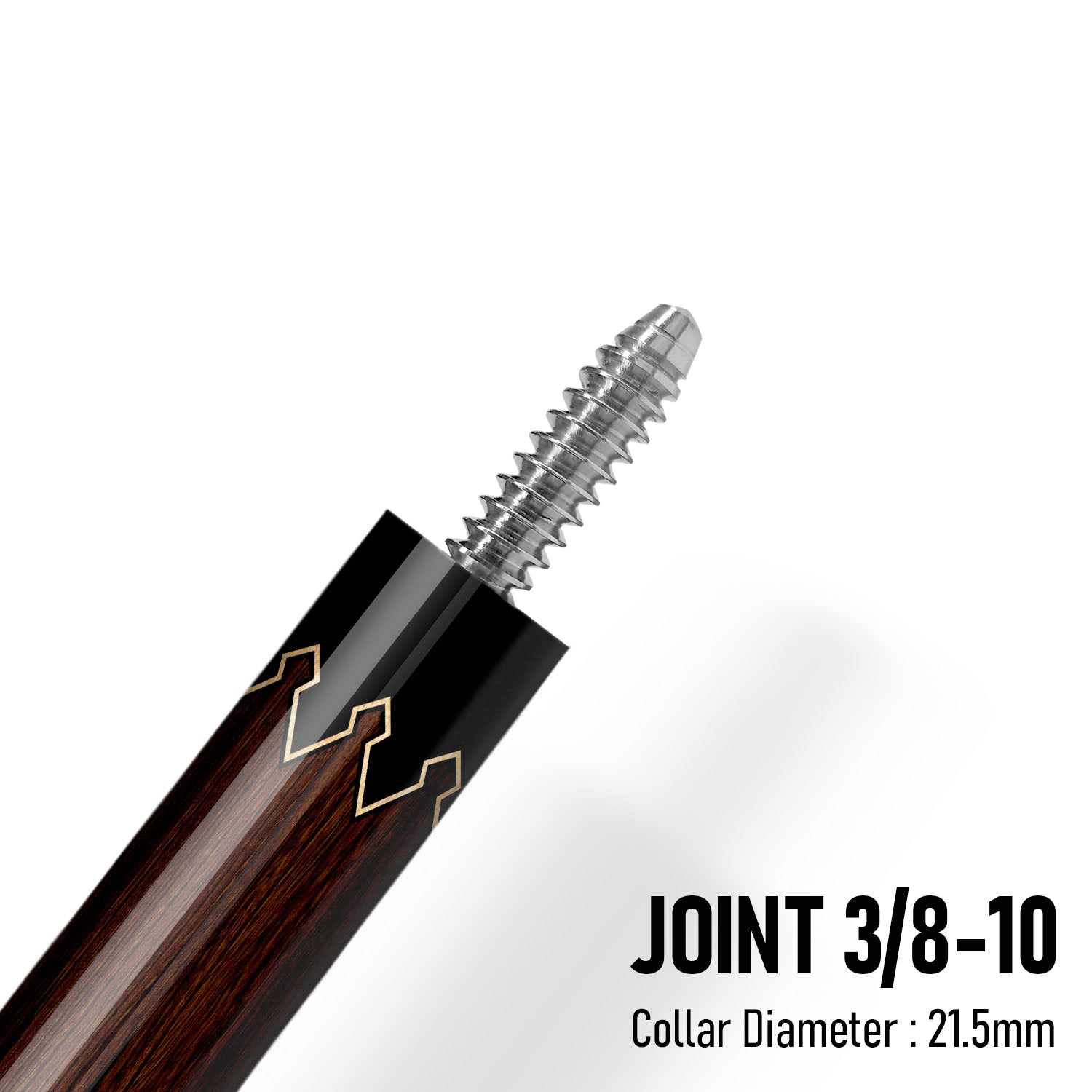 Z LUK ZL4 Cue Butt – Copper Viper (Leather wrap) 3 8-10