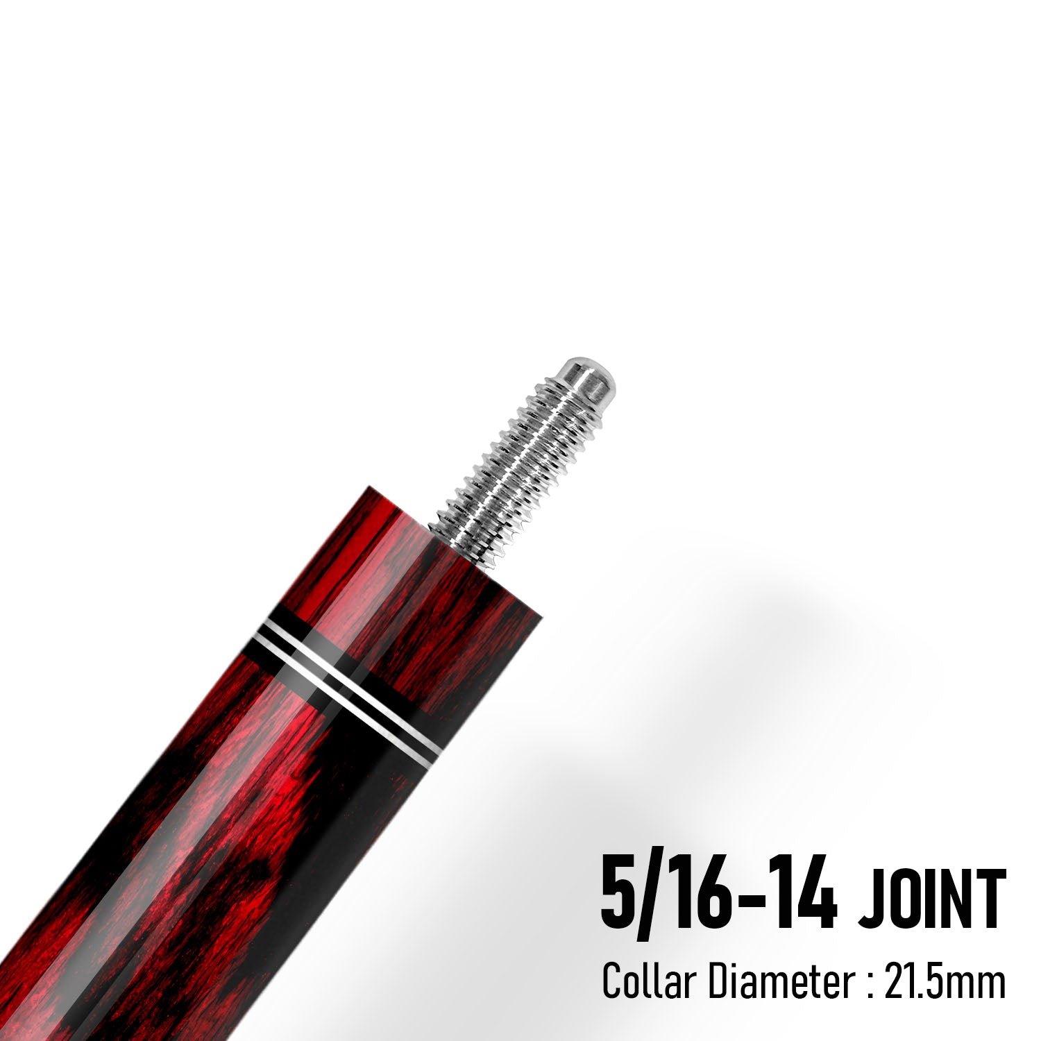 Z Pure ZP4 Cue Butt – Cocobolo (Leather wrap) 5 16-14