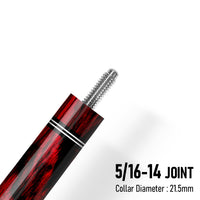 Z Pure ZP4 Cue Butt – Cocobolo (Leather wrap) 5 16-14