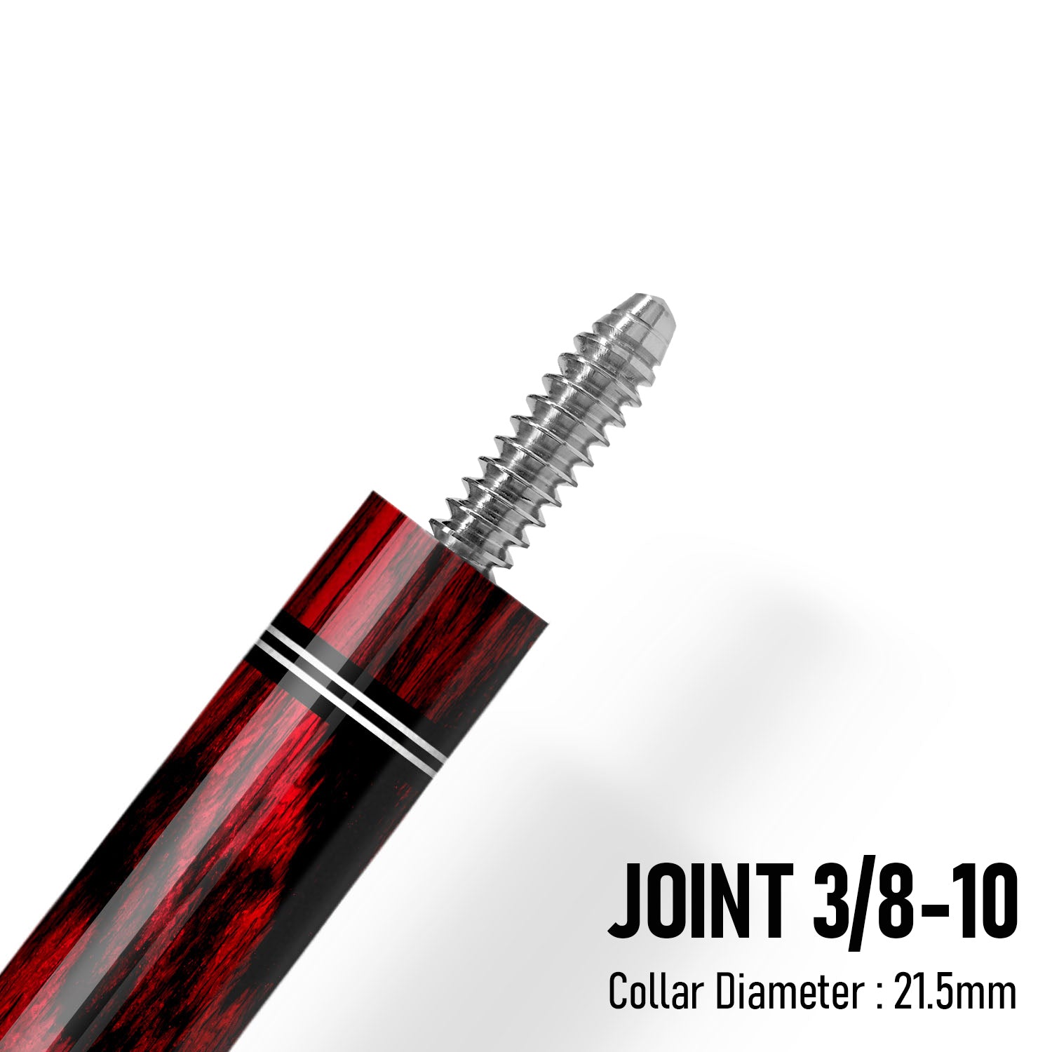 Z Pure ZP4 Cue Butt – Cocobolo (Leather wrap) 3 8-10