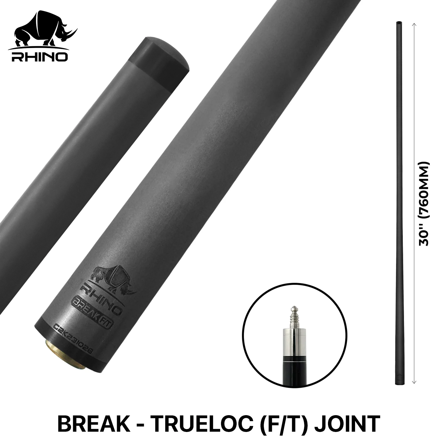 Rhino - 30" / Carbon Fiber Break Shaft Trueloc