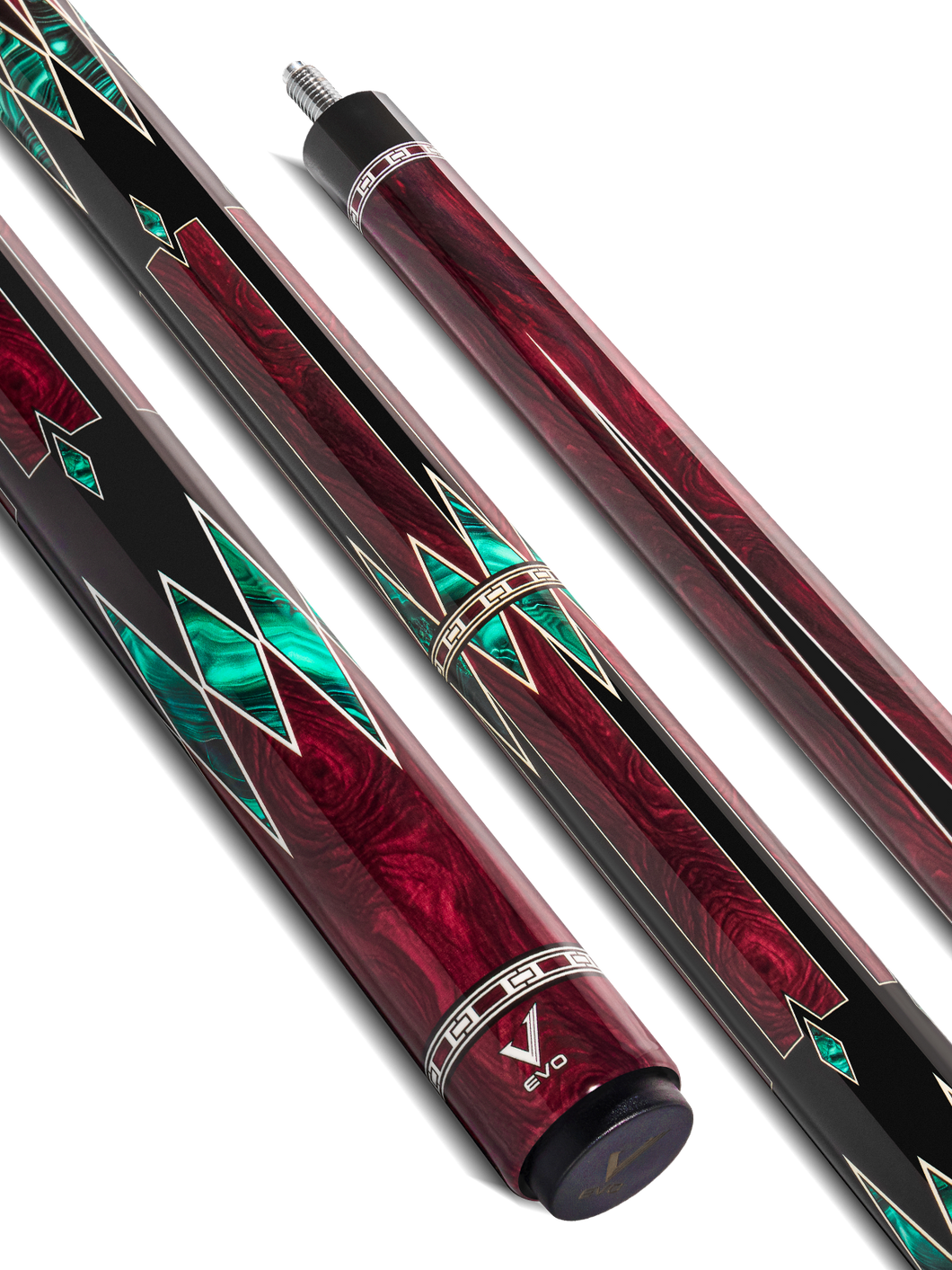 EVO MEG POOL CUE - CRIMSON JAW