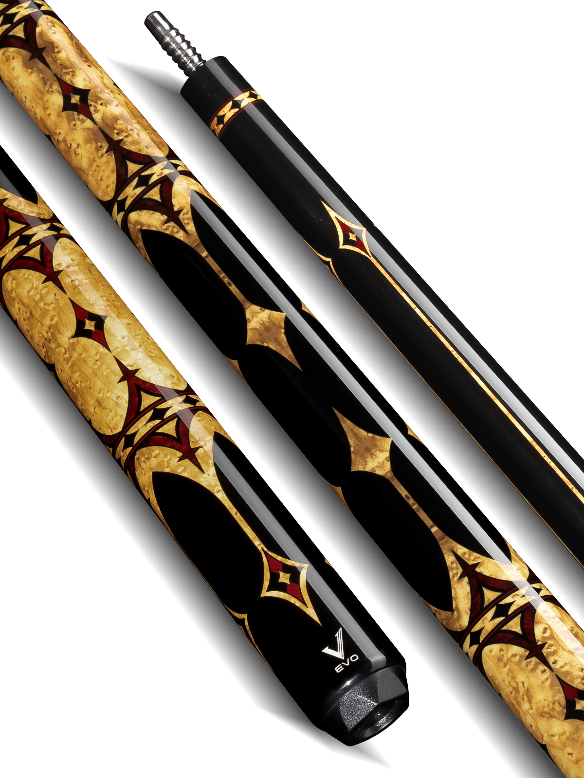 EVO CROWN CAROM CUE - ROYAL BLACK