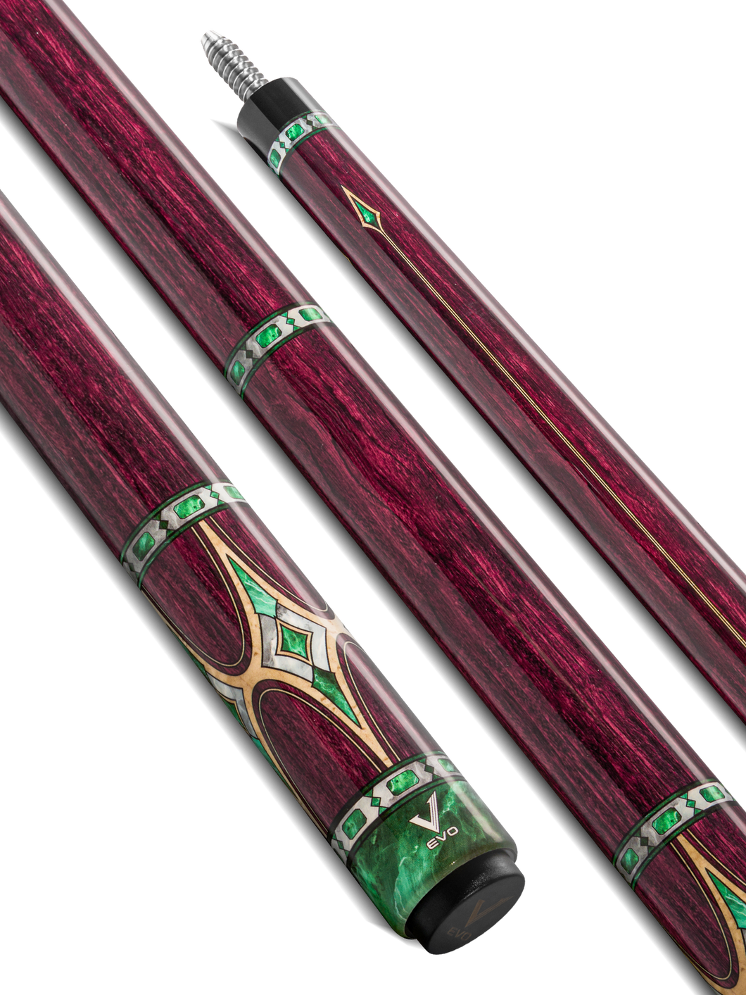 EVO ROYALE POOL CUE - GARNET CREST
