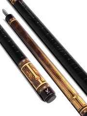 EVO LUNA POOL CUE - GOLDEN CREST - LEATHER WRAP