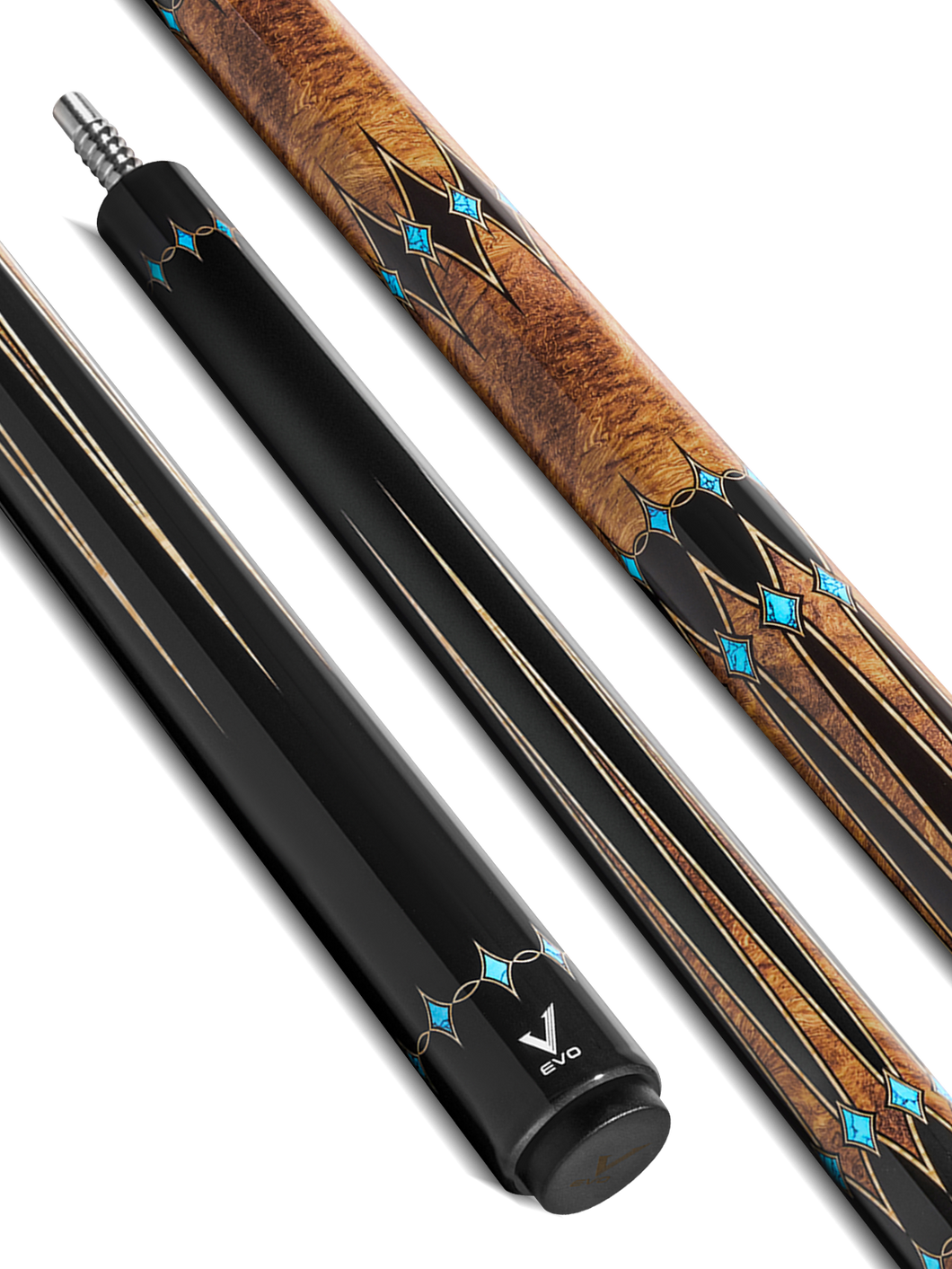 EVO CRYSTAL POOL CUE - EMBER VEIN