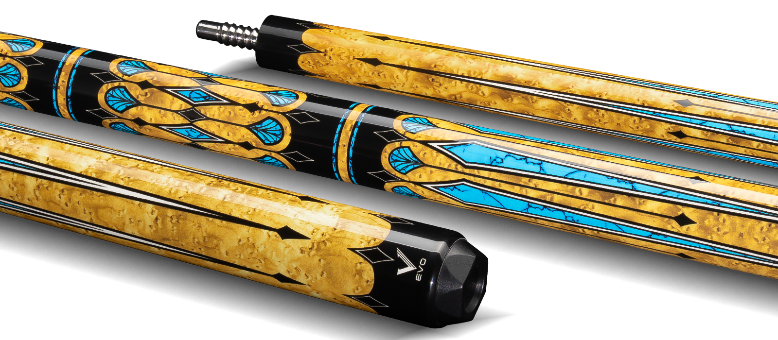 EVO WARRIOR CAROM CUE - DESERT GOLD