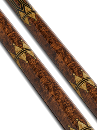 EVO CRYSTAL POOL CUE - UMBER CREST